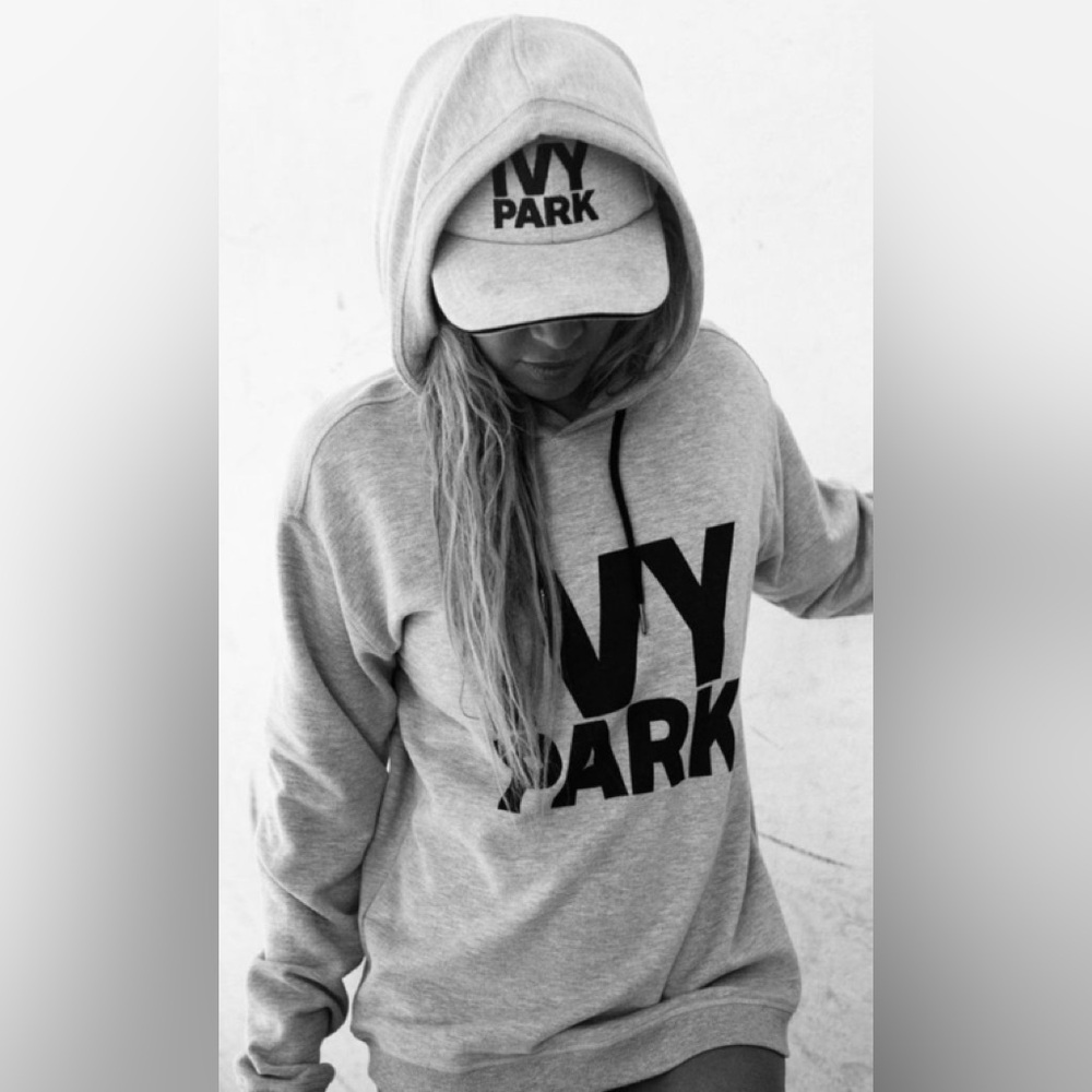 Beyonc Ivy Park Grey Oversized Hoodie Topshop Colab